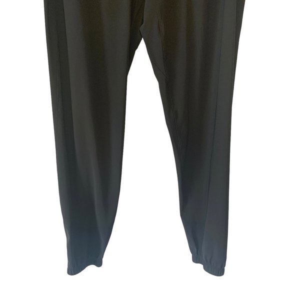 •SOLD•LULULEMON Black Men's Zip-Hem Elastic Waist Surge Running Joggers Medium - Picture 6 of 9